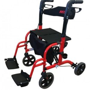 Redgum Dual Walker - 2 In 1 Wheelchair/Walker