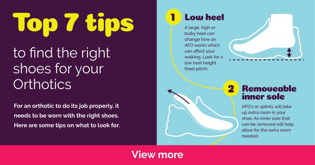 Top 7 Tips - Shoes and orthotics