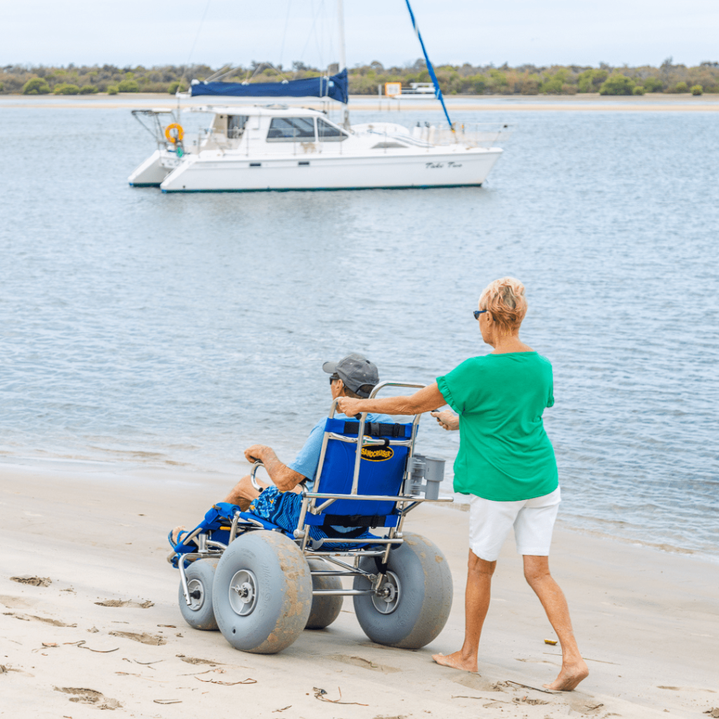 Sandcruiser All Terrain Beach Wheelchair Novitatech