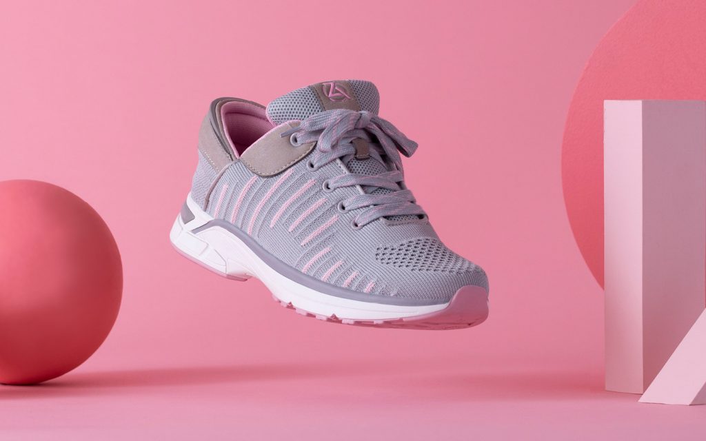Product image Womens Hands Free Sneakers - Rose Gray